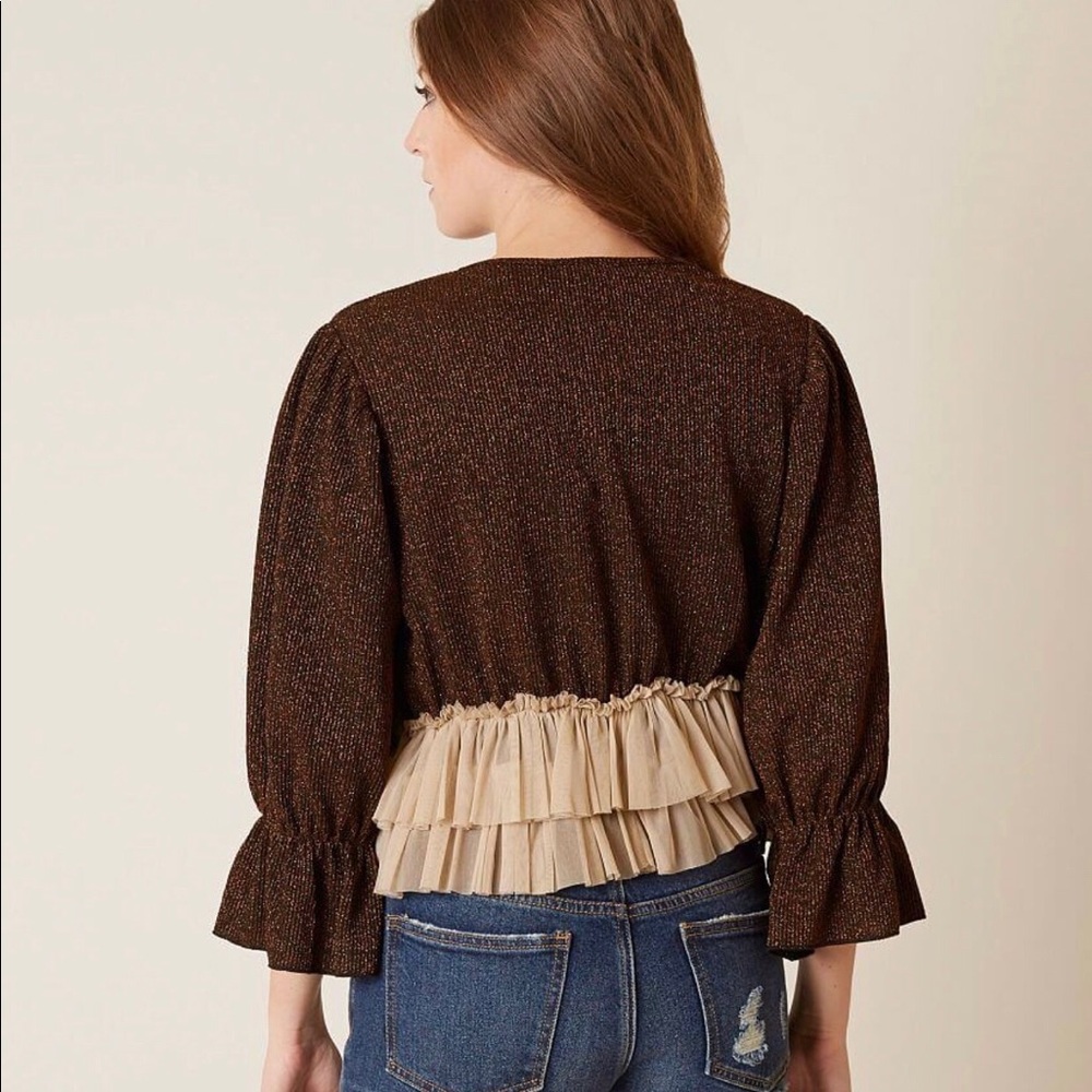 Bolero Ruffle Cardigan - Picture 3 of 3